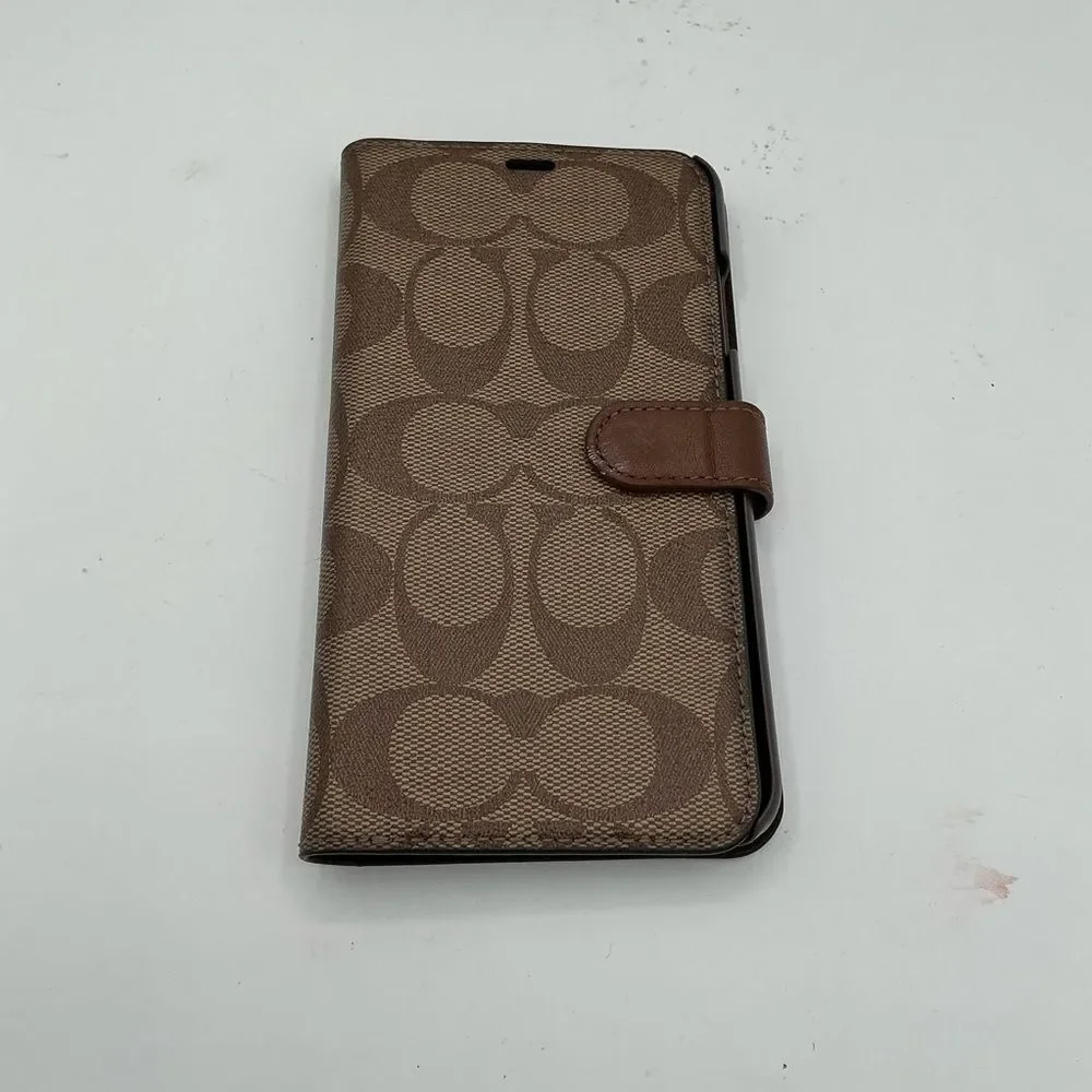 Coach iPhone XR Brown Designer Phone Case